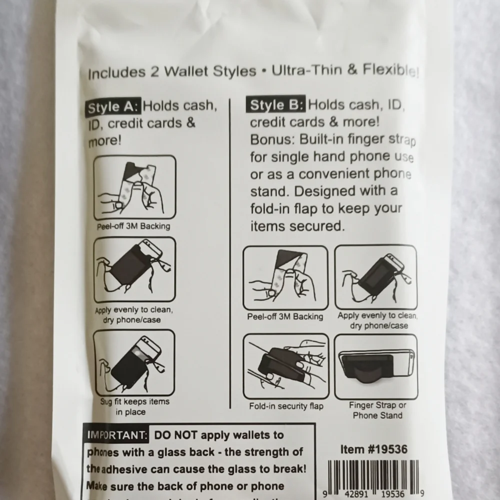 Cellphone wallet